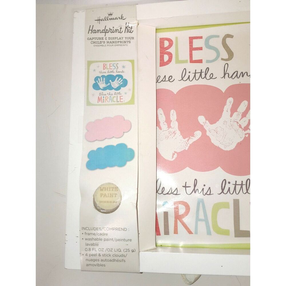 Hallmark Handprint •Baby Memory Kit • Familycore Nostalgia •Hallmark Collectible